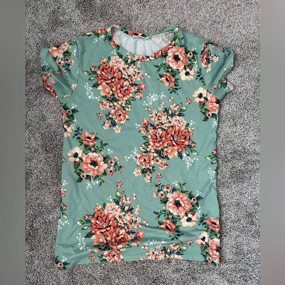 Floral Short Sleeve